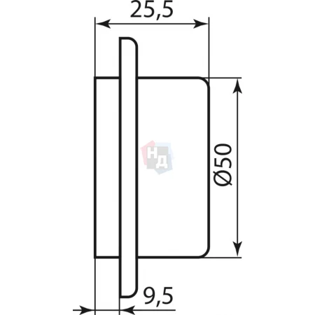 Броненакладка врезная Mottura 94KIT WES BR латунь