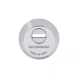 Броненакладка накладная Securemme 4255 матовый хром (без внутренней накладки)