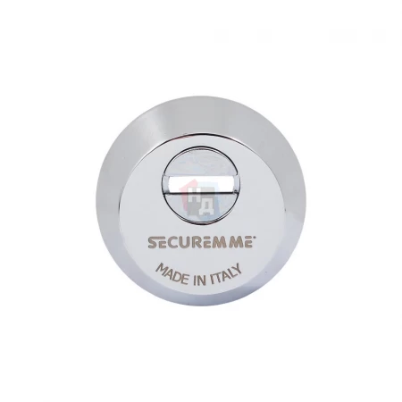 Броненакладка накладная Securemme 4255 матовый хром (без внутренней накладки)