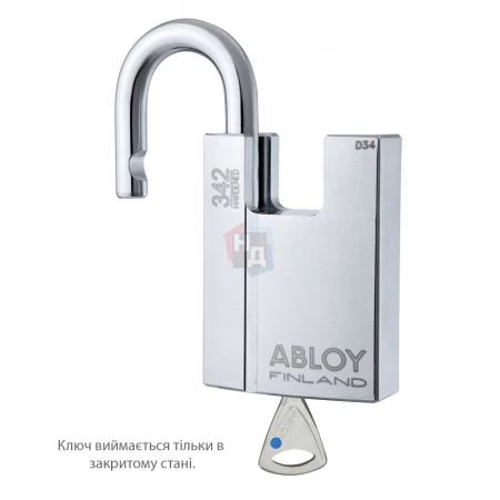 Замок навесной Abloy PL342 Protec NA77FF 2KEY 25мм