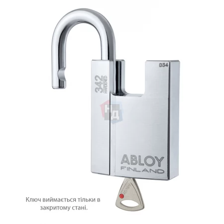 Замок навесной Abloy PL342 Protec2 TA77ZZ 2KEY 25мм