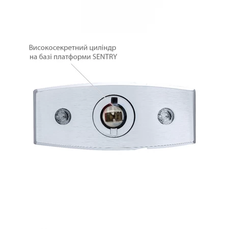 Замок навесной Abloy PL350 Sentry BA66EE 2KEY 25мм