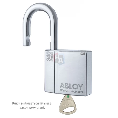 Замок навесной Abloy PL340 Sentry BA66EE 2KEY 25мм