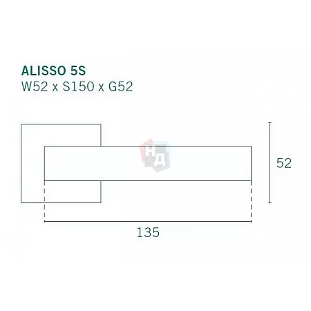 Дверная ручка Aprile Alisso Q 5S 03 хром полированный