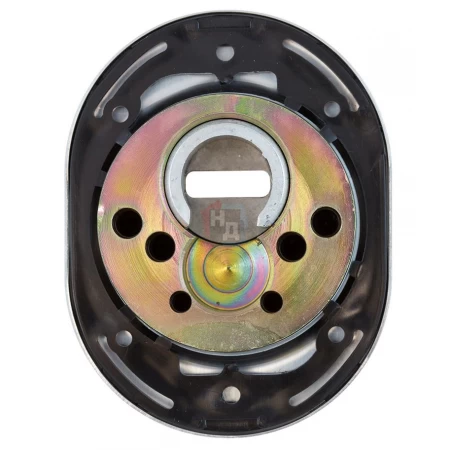 Броненакладка врезная Disec BDS16 Sferik OVAL+ROUND внешняя нержавеющая сталь