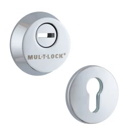 Броненакладка накладная Mul-T-Lock SL3 ROUND хром полированный