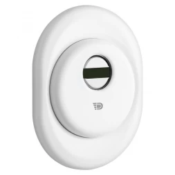 Броненакладка врезная Disec BD16 Sferik OVAL внешняя белый