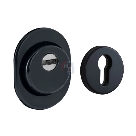 Броненакладка врезная Disec BDS16 Sferik OVAL+ROUND внешняя черный