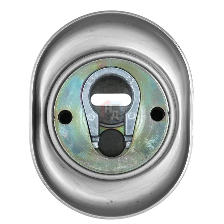 Броненакладка врезная Disec BKD250 Diamond OVAL внешняя хром полированный