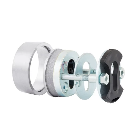 Броненакладка накладная Rostex R3/S Rotondum ROUND нержавеющая сталь (38-45мм)