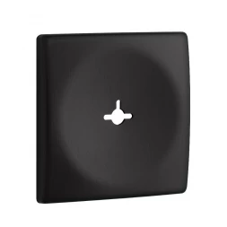 Декоративная накладка под ключ OMEGA Disec KT3823 SQUARE черный (без шторки)