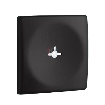 Декоративная накладка под ключ OMEGA Disec KT3823 SQUARE черный (без шторки)