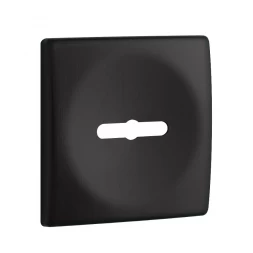 Декоративная накладка под сувальдный ключ Disec KT3826 MATRIX SQUARE черный (без шторки)