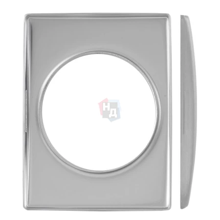 Накладка на броненакладку Disec KT3485 SQUARE нержавеющая сталь