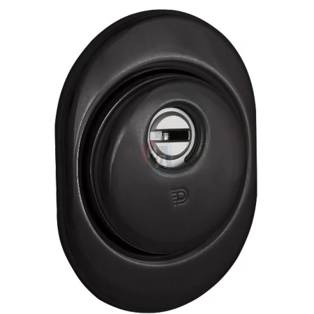 Броненакладка врезная Disec CD2000 Contro OVAL внутренняя черный