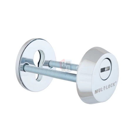 Броненакладка накладная Mul-T-Lock SL3 ROUND хром полированный