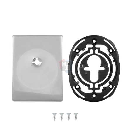 Декоративная накладка под ключ OMEGA Disec KT3614 SQUARE хром полированный (без шторки)