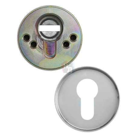 Броненакладка накладная Disec BD54 ROUND нержавеющая сталь