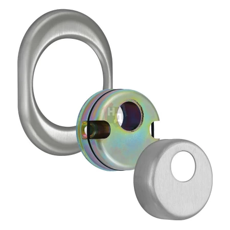 Броненакладка врезная Disec CD2000 Contro OVAL внутренняя нержавеющая сталь