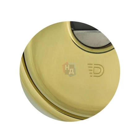Броненакладка врезная Disec BD210 Monolito Milano ROUND внешняя латунь pvd