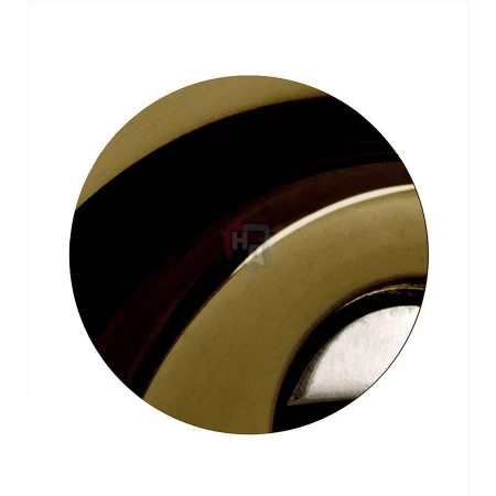 Броненакладка врезная Disec BDS16 Sferik OVAL+ROUND внешняя бронза pvd