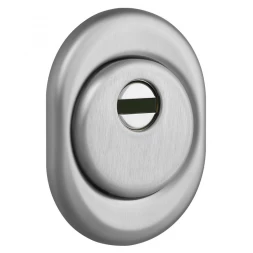 Броненакладка врезная Disec BD16D4 Sferik OVAL внешняя нержавеющая сталь