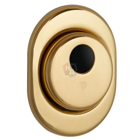 Броненакладка врезная Disec CD2000 Contro OVAL внутренняя латунь pvd