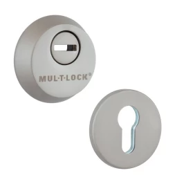Броненакладка накладная Mul-T-Lock SL3 ROUND никель сатин