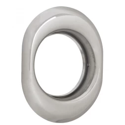Накладка на броненакладку Disec A1559 OVAL хром полированный