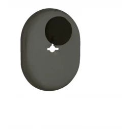 Декоративная накладка под ключ OMEGA Disec KT3855 OVAL черный матовый