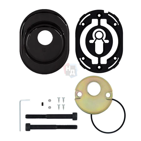 Броненакладка врезная Disec CD2000 Contro OVAL внутренняя черный