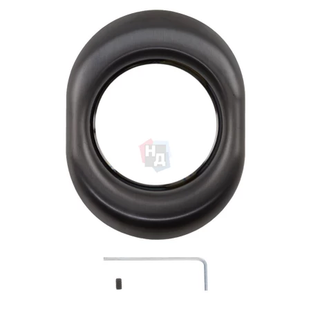 Накладка на броненакладку Disec A1559 OVAL черный матовый