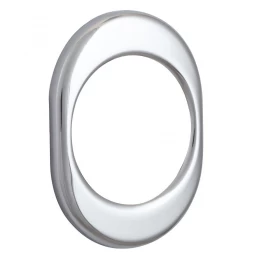 Накладка на броненакладку Disec KT056 OVAL хром полированный