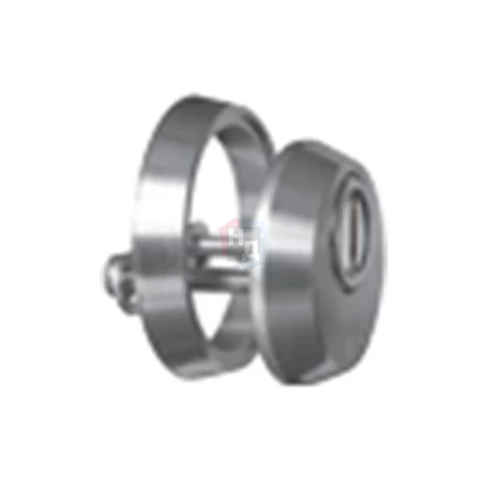 Броненакладка накладная Disec 806 ROUND хром полированный