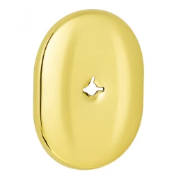 Декоративная накладка под ключ OMEGA Mul-T-Lock A703 OVAL латунь pvd (без шторки) без лого