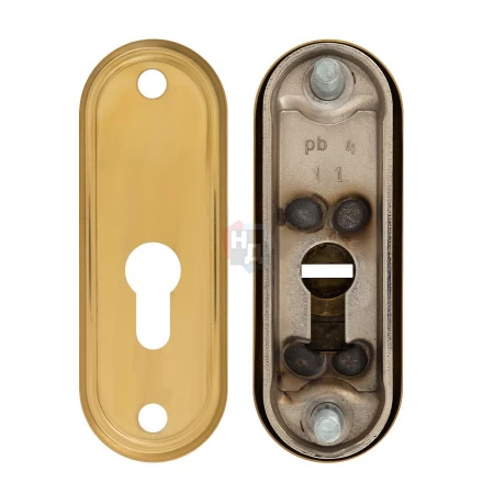 Броненакладка накладная Rostex R3 Decor PLATE титан pvd матовый (38-45мм)
