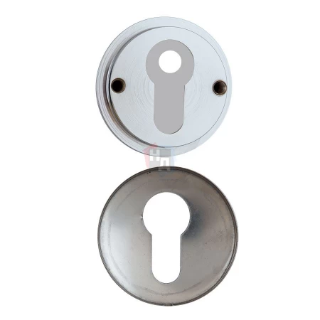 Броненакладка накладная Abloy CH101 h.12,5мм ROUND нержавеющая сталь