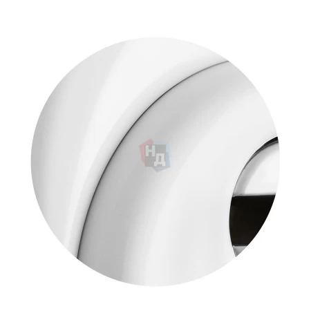 Броненакладка врезная Disec BD16 Sferik OVAL внешняя белый