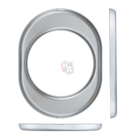 Накладка на броненакладку Disec KT056 OVAL никель сатин