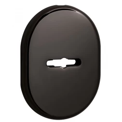 Декоративная накладка под сувальдный ключ Disec KT037 MATRIX OVAL черный (без шторки)