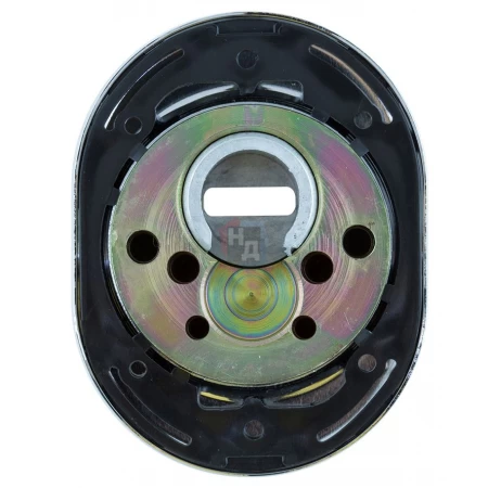 Броненакладка врезная Disec BDS16 Sferik OVAL+ROUND внешняя хром полированный