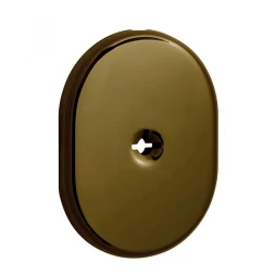 Декоративная накладка под ключ OMEGA Disec KT2112 OVAL бронза pvd (без шторки)