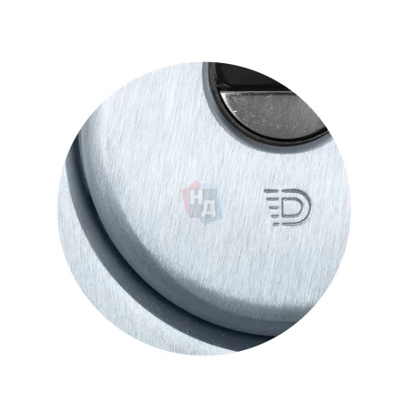 Броненакладка врезная Disec BDS16 Sferik OVAL хром матовый
