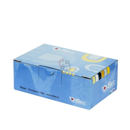 Броненакладка врезная Disec BKS260 Monolito Milano Kripton ROUND внешняя латунь матовая