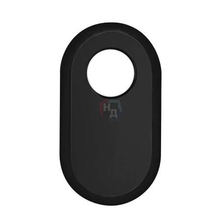Декоративная накладка под цилиндр Disec A2427 OVAL черный