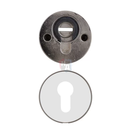 Броненакладка накладная Mul-T-Lock SL3 ROUND нержавеющая сталь