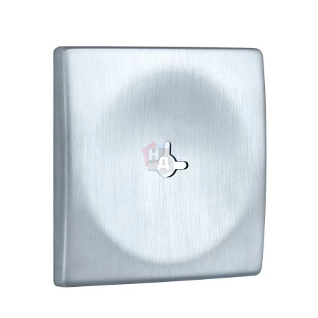 Декоративная накладка под ключ OMEGA Disec KT3823 SQUARE хром матовый (без шторки)