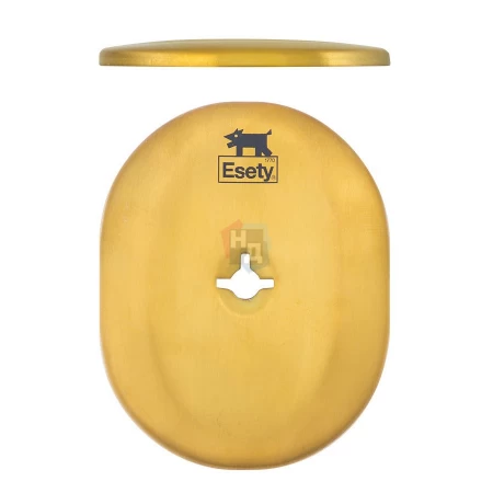 Декоративная накладка под ключ OMEGA ESETY A703 OVAL бронза желтая (без шторки)