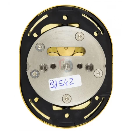 Броненакладка врезная Disec 3GDM OVAL внешняя латунь pvd (под сувальдный ключ)