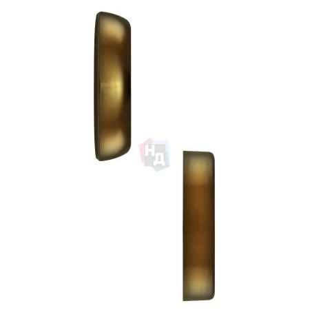 Броненакладка накладная Disec BD54 ROUND бронза pvd